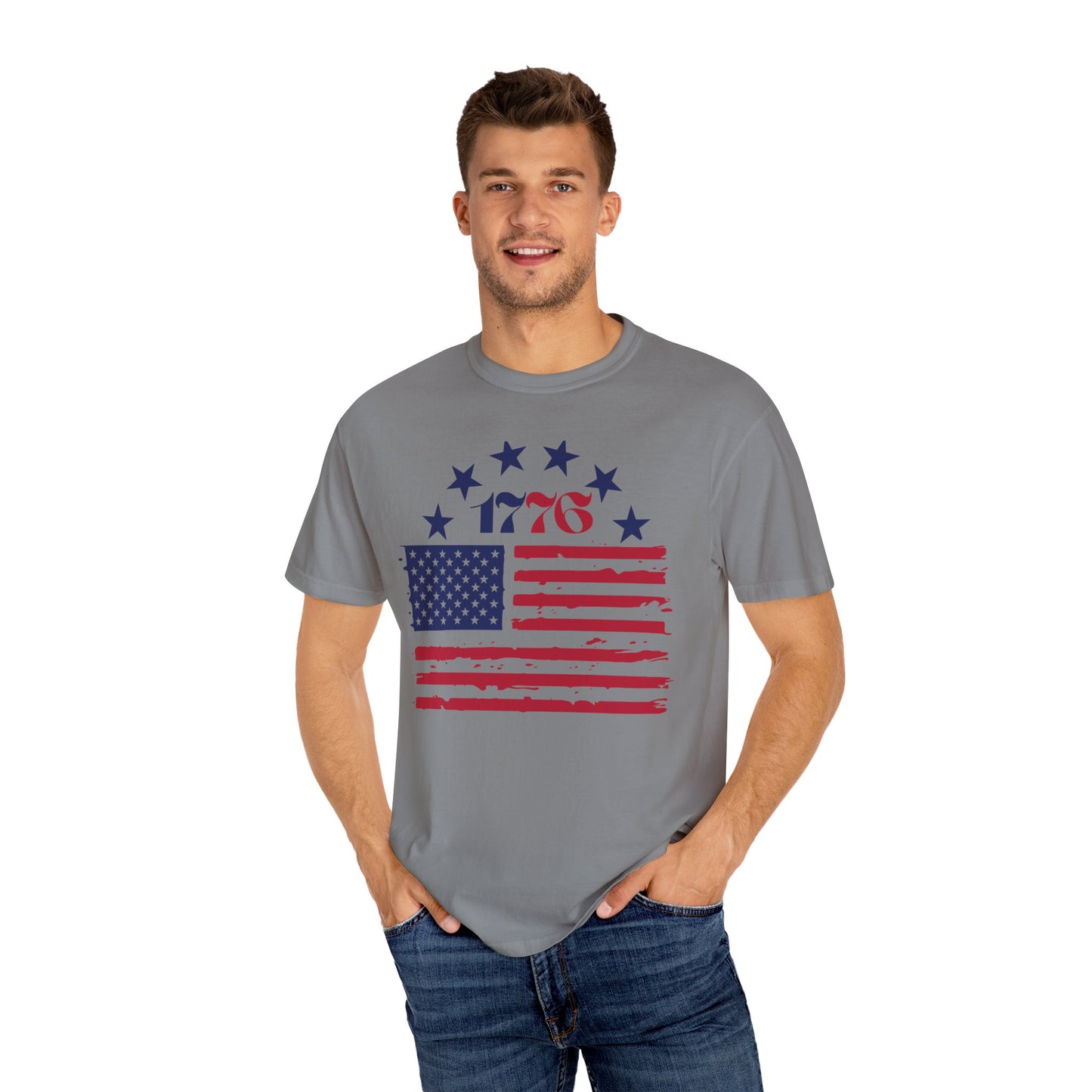 Patriotic Garment-Dyed T-Shirt