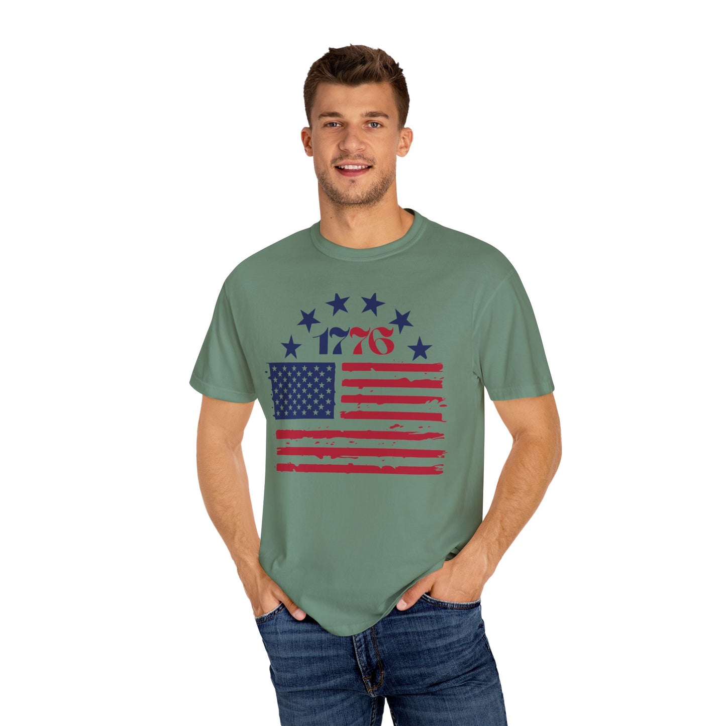 Patriotic Garment-Dyed T-Shirt