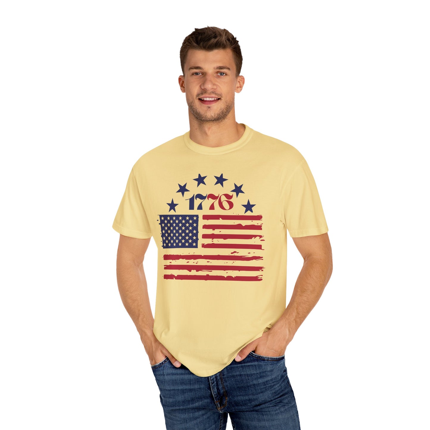 Patriotic Garment-Dyed T-Shirt